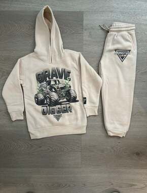 Monster Jam Grave Digger Hoodie and Sweatpants Set